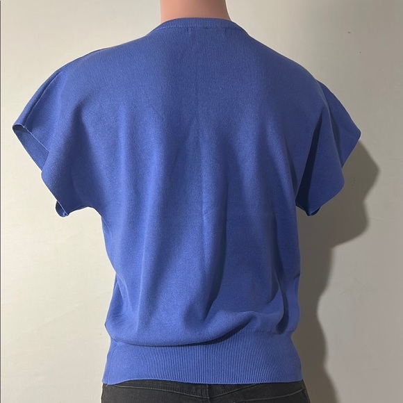 Staccato Blue Dolman Sleeve Knit Top T Shirt Women’s Size Medium - Picture 5 of 10